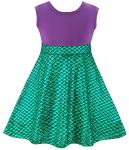 Cute Mermaid Dress for Girls and Moms, 4T