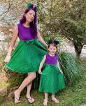 Cute Mermaid Dress for Girls and Moms, 4T