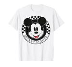 Mickey Mouse Checkerboard Circle T-Shirt for Kids