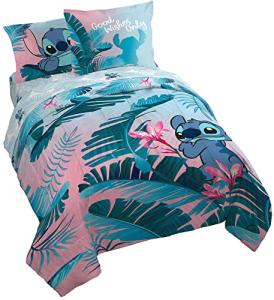 Disney Lilo & Stitch Floral Queen Bed Set