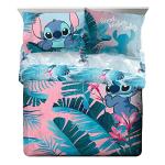 Disney Lilo & Stitch Floral Queen Bed Set