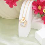 Disney Mouse Bow Necklace - 18K Gold Plated