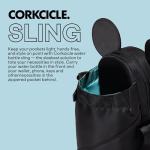 Minnie Mouse Water Bottle Sling Bag - Black