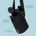 Minnie Mouse Water Bottle Sling Bag - Black