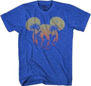 Disney Mickey, Donald & Goofy Sunset T-Shirt