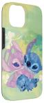 Disney Stitch and Angel Shamrock Green iPhone Case