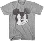Mad Mickey Mouse Distressed Adult T-Shirt