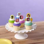 Disney Princess Cupcake Rings - 24 Pack Toppers