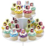 Disney Princess Cupcake Rings - 24 Pack Toppers