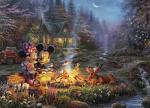 Disney Mickey & Minnie Campfire 1000 Piece Puzzle