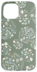 Mickey Mouse Spring Flowers iPhone 15 Case