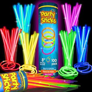 Disney Glow Stick Bracelets and Necklaces Party Pack