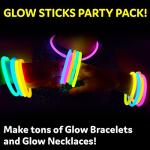 Disney Glow Stick Bracelets and Necklaces Party Pack