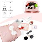 Personalized Pink Mini Backpack with Bow for Girls