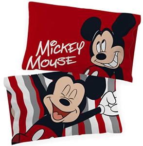 Disney Mickey Mouse Stripe Pillowcase 2-Pack