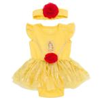 Disney Princess Belle Baby Bodysuit and Headband Set