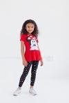 Minnie Mouse Valentine's Day Peplum T-Shirt & Leggings Set