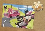 Minnie Mouse Wooden Jigsaw Puzzles with Storage Box