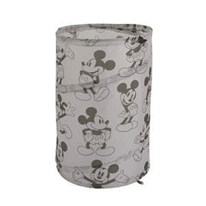 Disney Mickey Mouse Pop-Up Hamper - Grey/Black