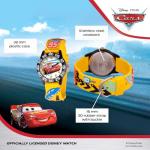 Disney Cars Kids' Analog Quartz 3D Strap Watch