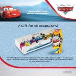 Disney Cars Kids' Analog Quartz 3D Strap Watch