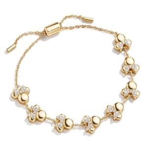 Minnie Mouse Gold-Plated Pull-Tie Bracelet by BaubleBar