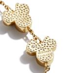 Minnie Mouse Gold-Plated Pull-Tie Bracelet by BaubleBar