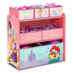 Disney Princess 6 Bin Toy Storage Organizer