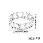Disney Mouse Sterling Silver Ring with Cubic Zirconia
