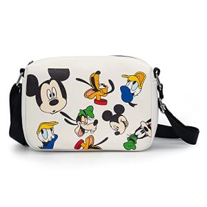 Mickey and Friends Crossbody Bag in White