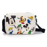 Mickey and Friends Crossbody Bag in White