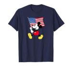 Mickey Mouse Americana Flag Graphic Tee