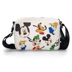 Mickey and Friends Crossbody Bag in White