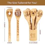 Disney Cartoon Wooden Spoons Set with Cute Accessories