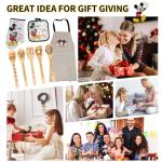 Disney Cartoon Wooden Spoons Set with Cute Accessories