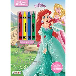 Disney Princess Coloring & Activity Book with Crayons