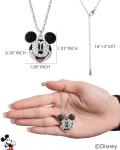 Mickey Mouse Pave Crystal Necklace for Women