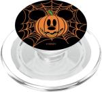 Mickey Pumpkin Face Spider Web PopSocket Grip