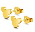 Disney Mouse Silhouette Stainless Steel Stud Earrings