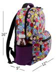 Disney Princess Emoji Backpack for Girls - Purple