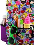 Disney Princess Emoji Backpack for Girls - Purple