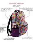 Disney Princess Emoji Backpack for Girls - Purple