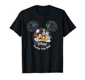 Mickey & Friends Fireworks Family Trip T-Shirt 2025