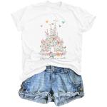 Disney Floral Castle Graphic T-Shirt for Women
