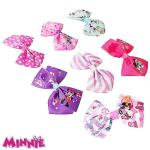 Minnie Mouse Hair Bow Set for Girls - 7 Pcs