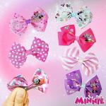 Minnie Mouse Hair Bow Set for Girls - 7 Pcs