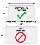 Disney Mickey & Friends 4-Piece Toddler Bed Set