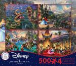 Disney Dreams Collection 4-Pack Jigsaw Puzzles
