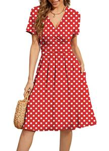 Disney Women's Casual Summer Dress with Pockets