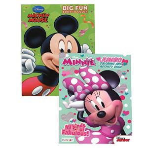 Mickey and Minnie Jumbo Coloring & Activity Book